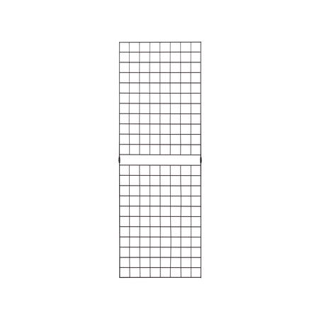 Econoco 2'x6' Black Portable Grid Panel, Pack Of 3 B2X6